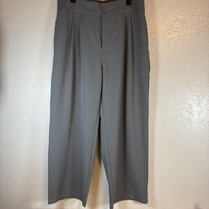 Halara Grey XL Petite Pants Wide Leg Stretch